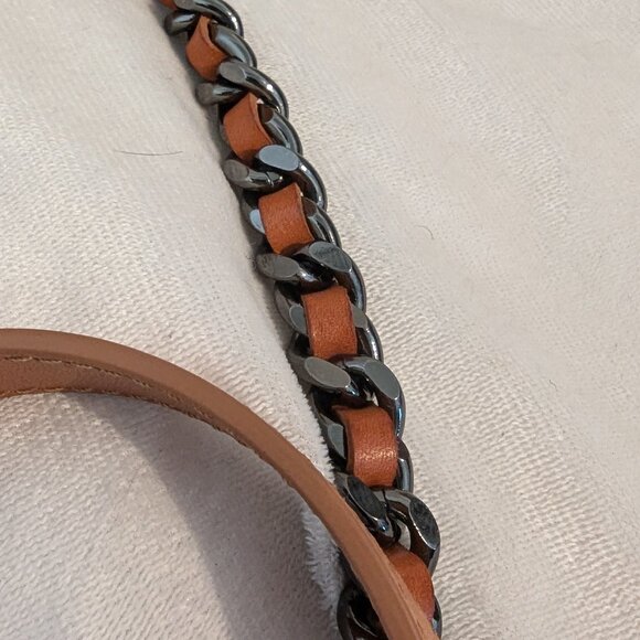 APC Women's Demi-Lune Chain Bag - Camel - Picture 3 of 6